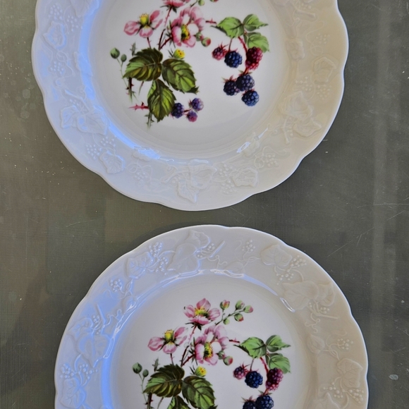 Dansk International France Dessert/Salad Plates Vintage Ivy, Berries & Vine - Picture 5 of 12